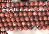 CBJ391 15.5 inches 8mm round brecciated jasper beads wholesale