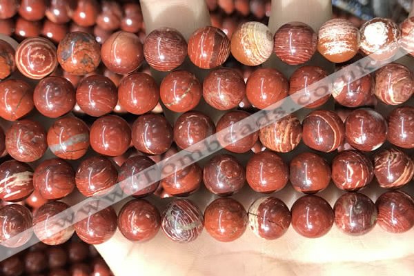 CBJ392 15.5 inches 10mm round brecciated jasper beads wholesale