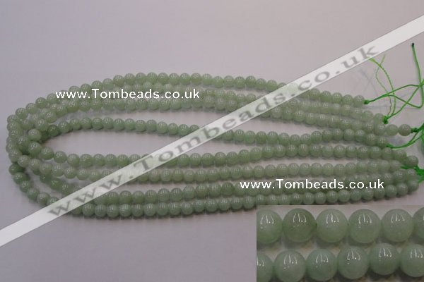 CBJ401 15.5 inches 6mm round natural jade beads wholesale