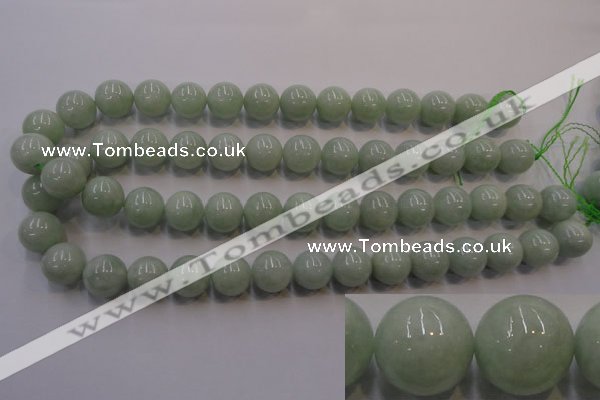 CBJ405 15.5 inches 14mm round natural jade beads wholesale