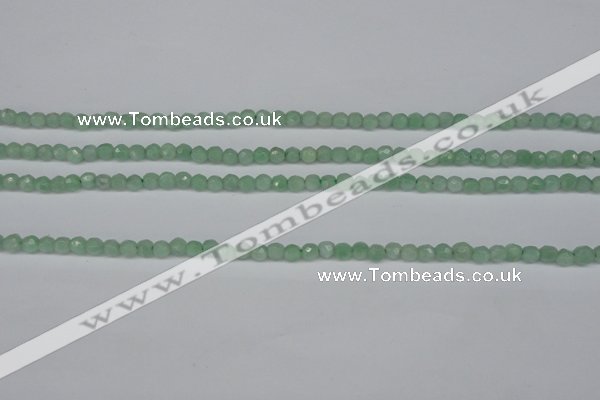 CBJ45 15.5 inches 3mm faceted round jade beads wholesale