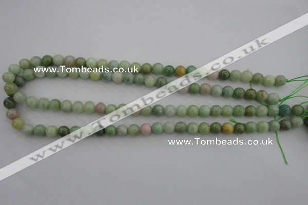 CBJ602 15.5 inches 8mm round jade beads wholesale