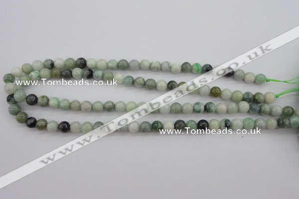 CBJ609 15.5 inches 8mm round jade beads wholesale