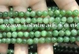 CBJ636 15.5 inches 6mm round Russian green jade beads wholesale
