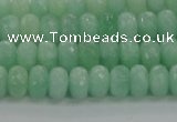 CBJ65 15.5 inches 5*8mm faceted rondelle jade gemstone beads