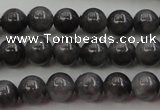 CBJ650 15.5 inches 6mm round black jade beads wholesale