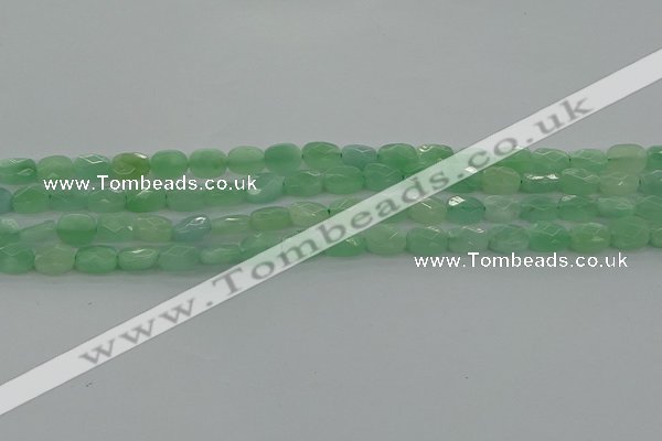 CBJ70 15.5 inches 7*9mm faceted rectangle jade gemstone beads