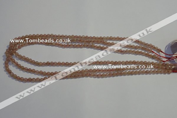 CBQ01 15.5 inches 4mm round strawberry quartz beads wholesale