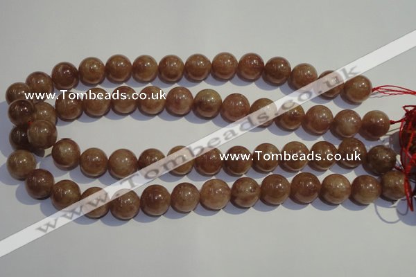 CBQ06 15.5 inches 14mm round strawberry quartz beads wholesale