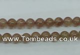 CBQ201 15.5 inches 6mm round strawberry quartz beads wholesale