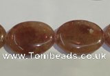 CBQ24 15.5 inches 18*25mm oval strawberry quartz beads wholesale