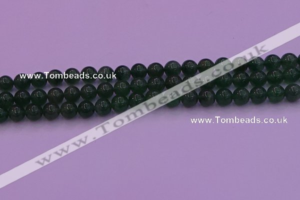 CBQ423 15.5 inches 8mm round green strawberry quartz beads