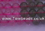 CBQ428 15.5 inches 7mm round mixed strawberry quartz beads