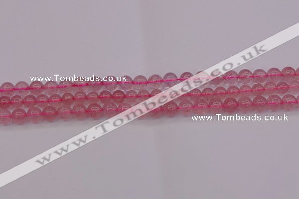 CBQ481 15.5 inches 6mm round strawberry quartz beads wholesale