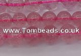 CBQ482 15.5 inches 8mm round strawberry quartz beads wholesale