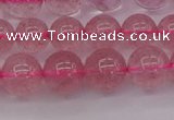 CBQ483 15.5 inches 10mm round strawberry quartz beads wholesale