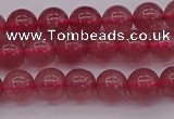 CBQ486 15.5 inches 6mm round strawberry quartz beads wholesale