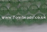 CBQ492 15.5 inches 8mm round green strawberry quartz beads