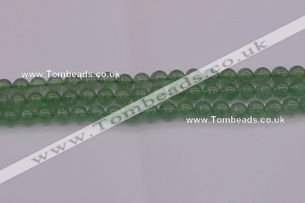 CBQ492 15.5 inches 8mm round green strawberry quartz beads