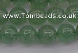 CBQ493 15.5 inches 10mm round green strawberry quartz beads