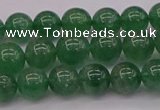 CBQ496 15.5 inches 6mm round green strawberry quartz beads