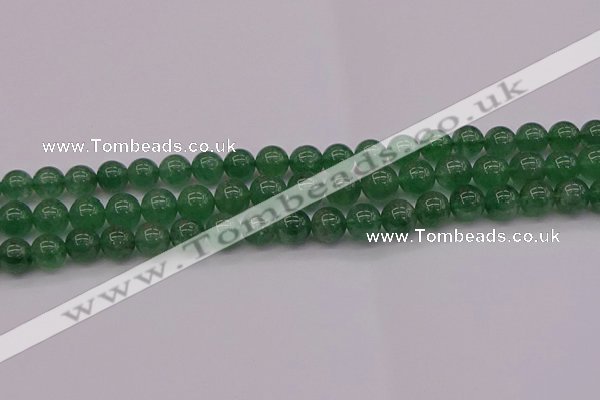 CBQ497 15.5 inches 8mm round green strawberry quartz beads