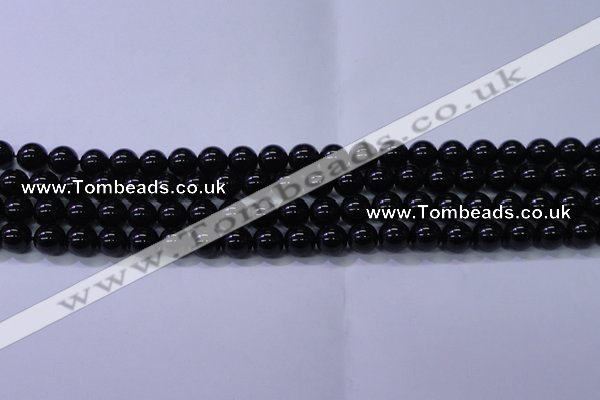 CBQ501 15.5 inches 6mm round natural black quartz beads