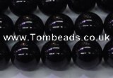 CBQ504 15.5 inches 12mm round natural black quartz beads