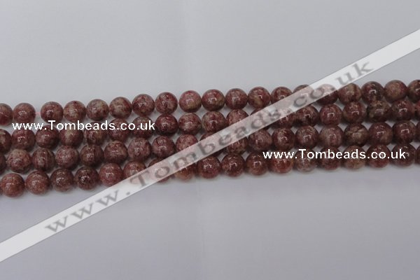 CBQ603 15.5 inches 10mm round natural strawberry quartz beads