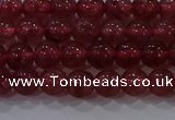 CBQ621 15.5 inches 6mm round strawberry quartz beads wholesale