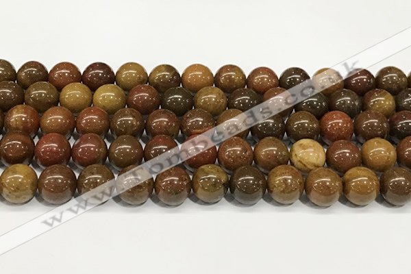 CBQ738 15.5 inches 10mm round red moss agate beads wholesale