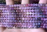 CBS560 15.5 inches 4mm faceted round pink spinel beads wholesale