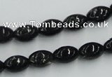 CBT05 16 inches 8*12mm rice natural biotite beads wholesale