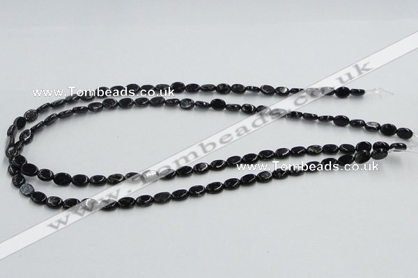 CBT08 16 inches 6*8mm oval natural biotite beads wholesale