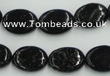 CBT09 16 inches 13*18mm oval natural biotite beads wholesale