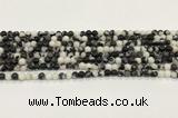 CBW170 15.5 inches 4mm round black & white jasper gemstone beads wholesale