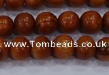 CBW502 15.5 inches 8mm round bayong wood beads wholesale