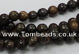 CBZ101 15.5 inches 6mm round bronzite gemstone beads