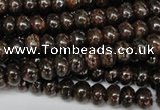 CBZ201 15.5 inches 3*6mm rondelle bronzite gemstone beads