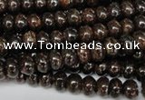 CBZ201 15.5 inches 3*6mm rondelle bronzite gemstone beads