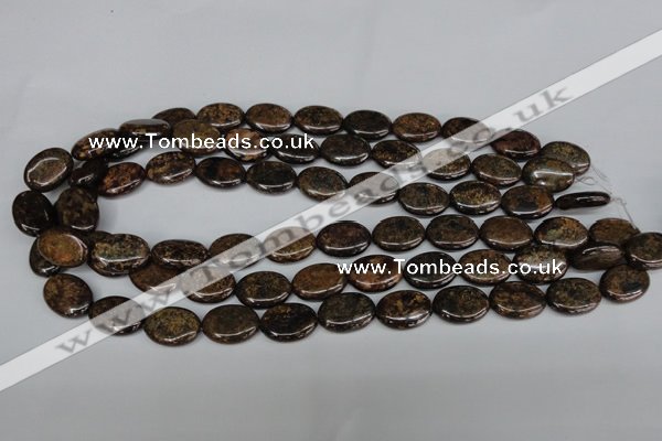 CBZ219 15.5 inches 13*18mm oval bronzite gemstone beads