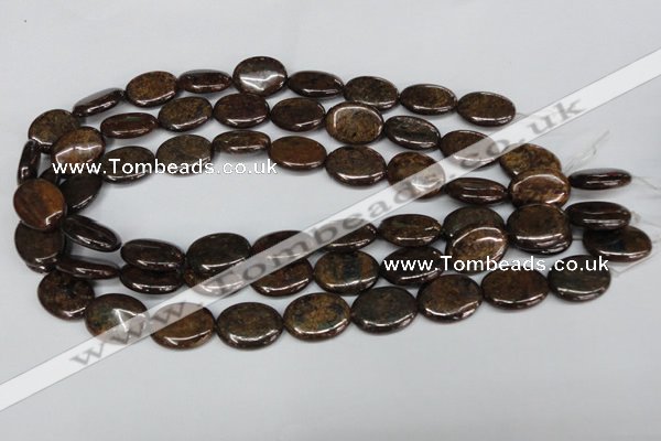 CBZ220 15.5 inches 15*20mm oval bronzite gemstone beads