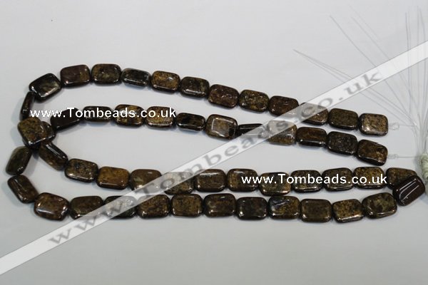 CBZ236 15.5 inches 12*16mm rectangle bronzite gemstone beads