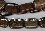 CBZ237 15.5 inches 13*18mm rectangle bronzite gemstone beads