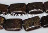 CBZ238 15.5 inches 15*20mm rectangle bronzite gemstone beads