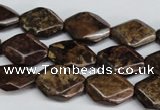 CBZ243 15.5 inches 13*18mm octagonal bronzite gemstone beads