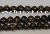 CBZ252 15.5 inches 3mm round bronzite gemstone beads wholesale