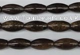 CBZ405 15.5 inches 8*16mm rice bronzite gemstone beads