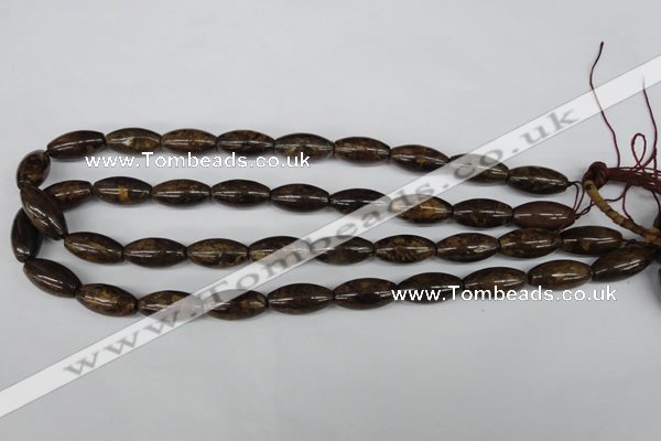 CBZ406 15.5 inches 10*20mm rice bronzite gemstone beads