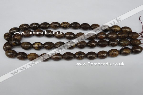 CBZ408 15.5 inches 12*16mm rice bronzite gemstone beads